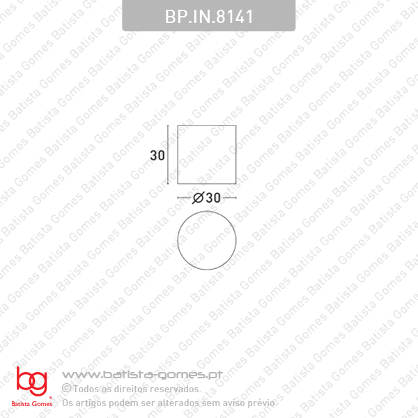 Batente limitador de porta - INOX 304